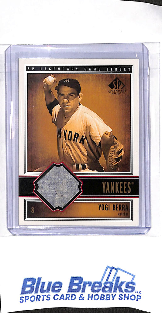 2002 Upper Deck - SP Legendary Game Jersey - Yogi Berra - #J-YBe - baseball - Yankees