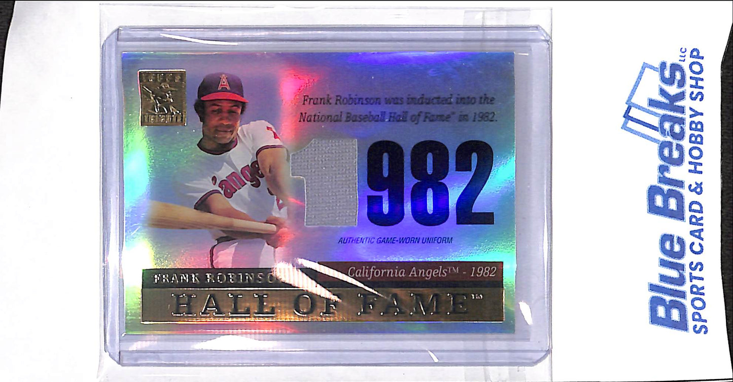 2004 Topps Tribute - Hall of Fame Tribute Relic - Frank Robinson - #TR-FRA - baseball - Angels