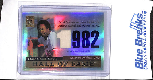 2004 Topps Tribute - Hall of Fame Tribute Relic - Frank Robinson - #TR-FR - baseball - Orioles