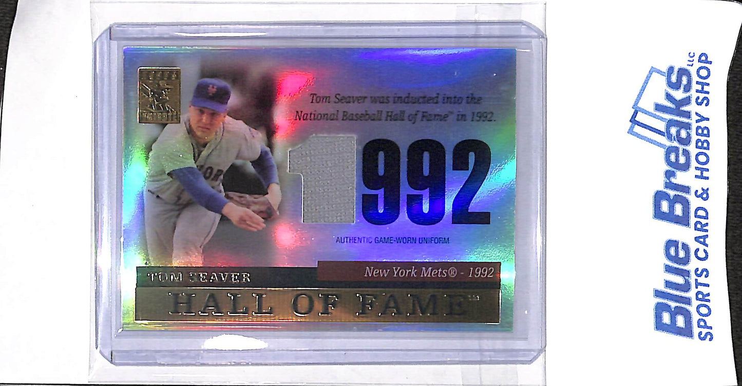 2004 Topps Tribute - Hall of Fame Tribute Relic - Tom Seaver - #TR-TS - baseball - Mets