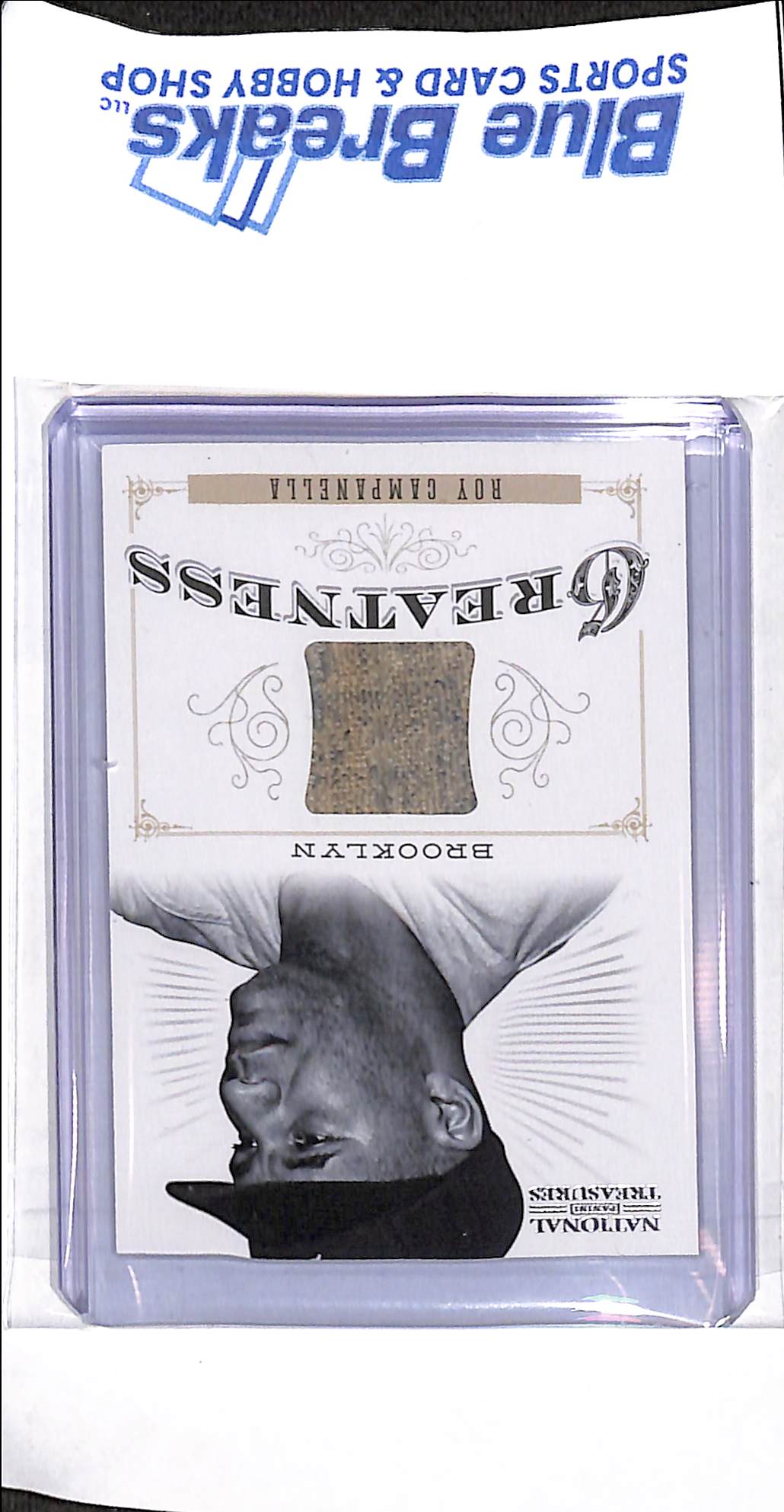 2012 National Treasure - Greatness - Roy Campanella - relic - 11/25 - #31 - baseball - Dodgers