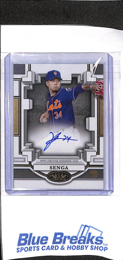 2023 Topps - Tier One - Kodai Senga - Break Out Autograph - 083/249 - #BOA-KS - baseball - Mets