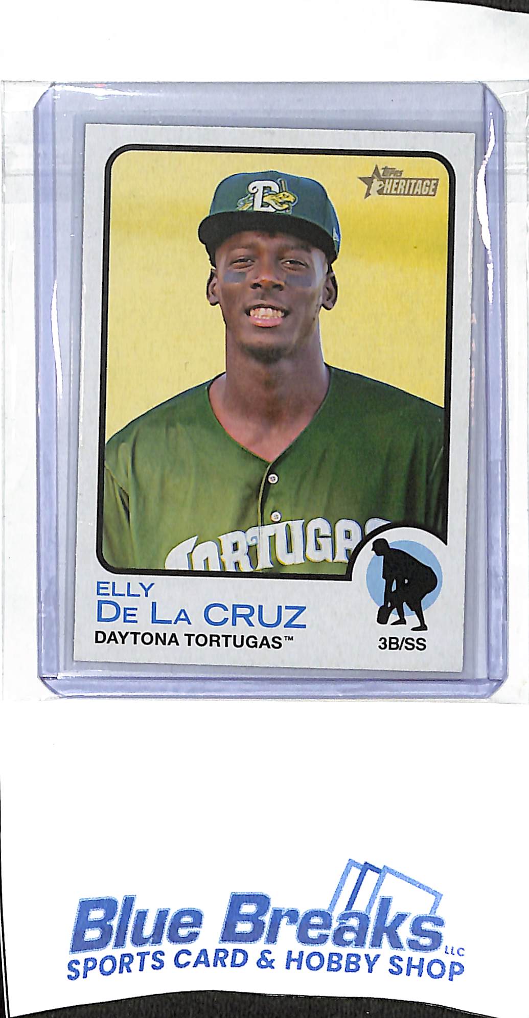 2022 Topps - Heritage - Elly De La Cruz - #208 - baseball - Reds
