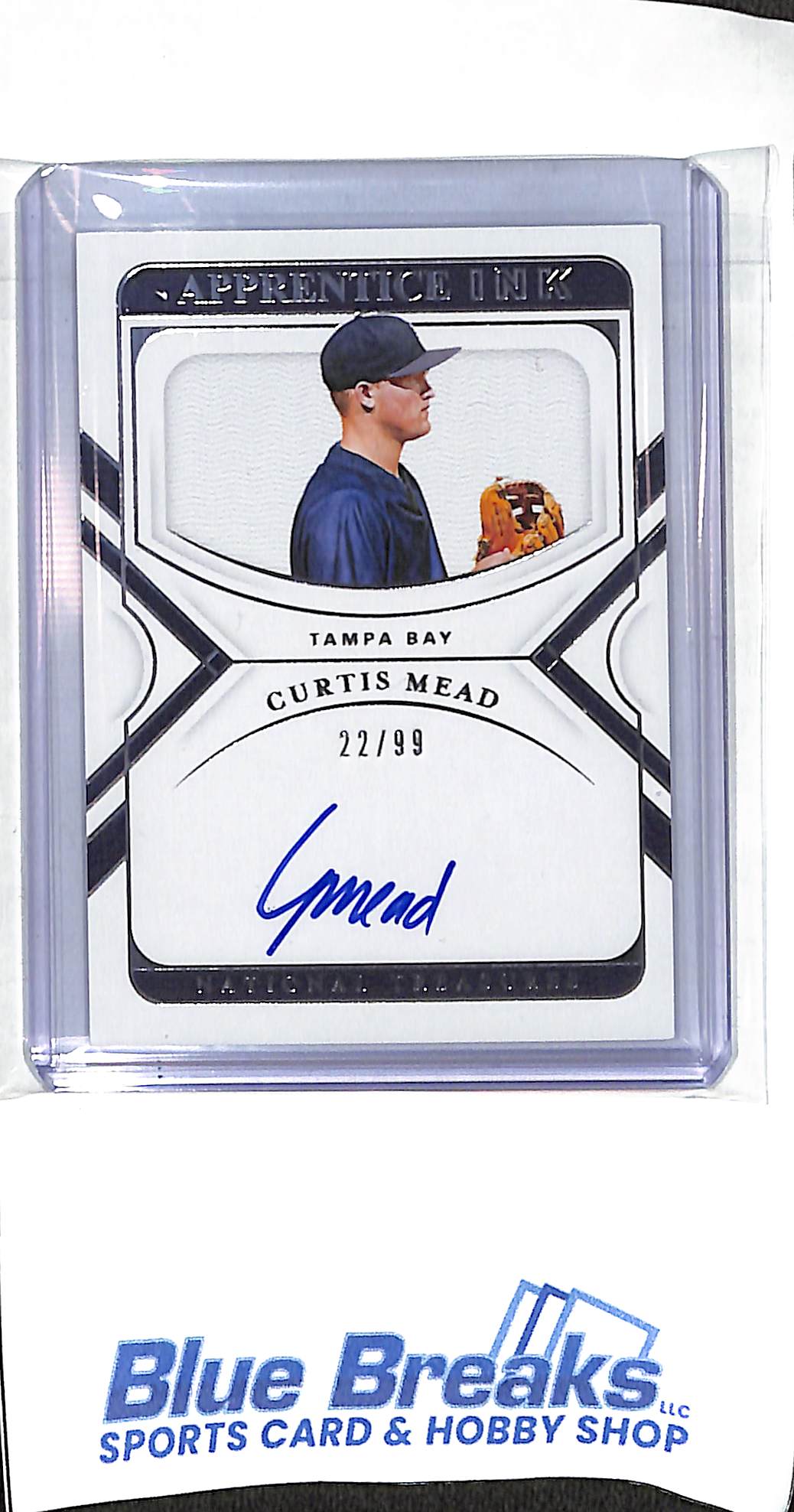2022 Panini - National Treasures - Apprentice Ink - Curtis Mead - auto - 22/99 -#AI-CM - baseball - Rays