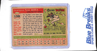 1955 Topps - Yogi Berra - #198 - baseball - Yankees