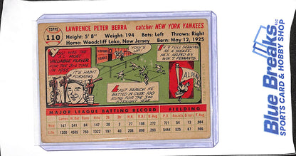 1956 Topps - Yogi Berra - #110 - baseball - Yankees