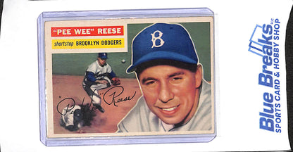 1956 Topps - Harold Henry "Pee Wee" Reese - #260 - baseball - Dodgers