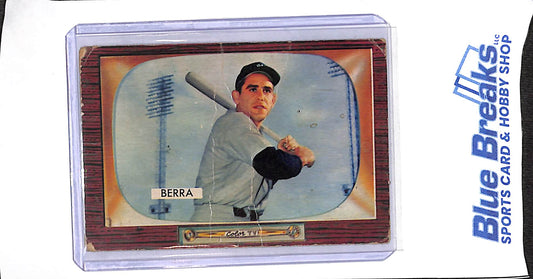1955 Bowman - Yogi Berra - #168 - baseball - Yankees