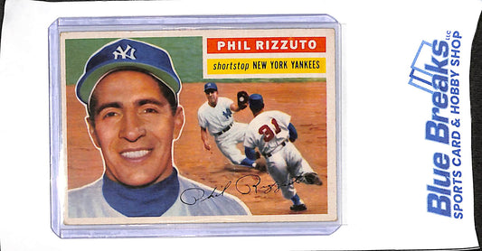 1956 Topps - Phil Rizzuto - #113 - baseball - Yankees