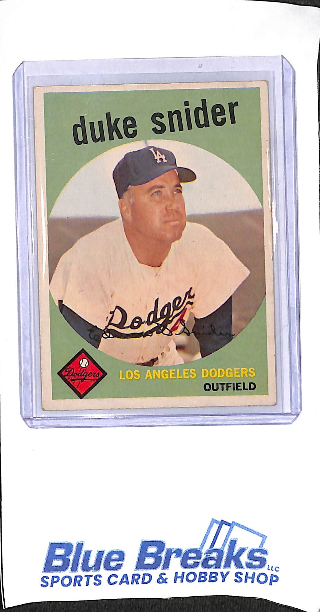 1959 Topps - Duke Snyder - #20 - baseball - Dodgers