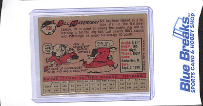 1958 Topps - Bill Mazeroksi - #238 - baseball - Pirates