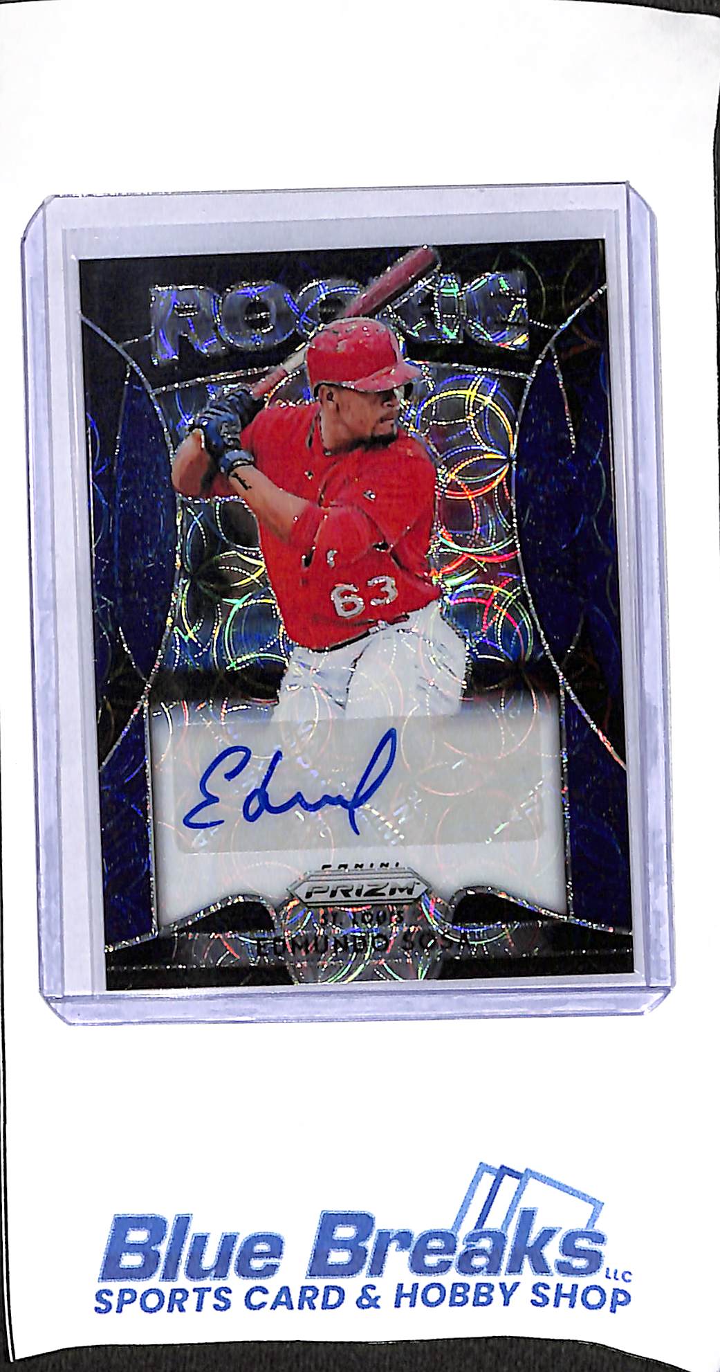 2019 Panini - Prizm - Rookie - Edmundo Sosa - auto - 13/35 - #RA-ES - baseball - Cardinals