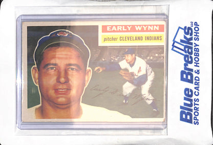 1956 Topps - Early Wynn - #187 - baseball - Indians/Guardians
