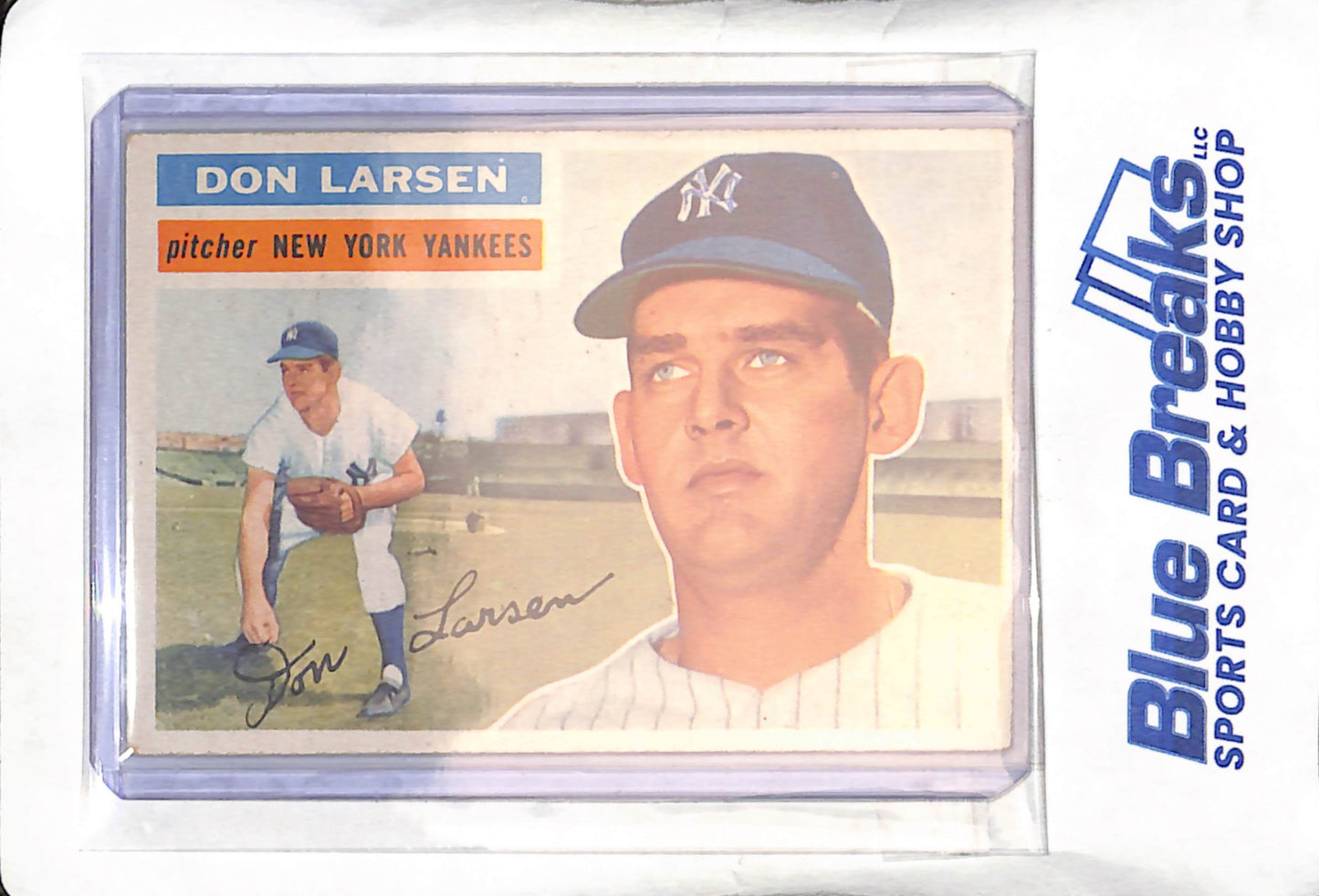 1956 Topps - Don Larsen - #332 - baseball - Yankees