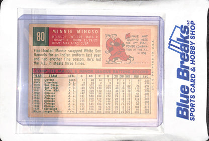 1959 Topps - Minnie Minoso - #80 - baseball - White Sox