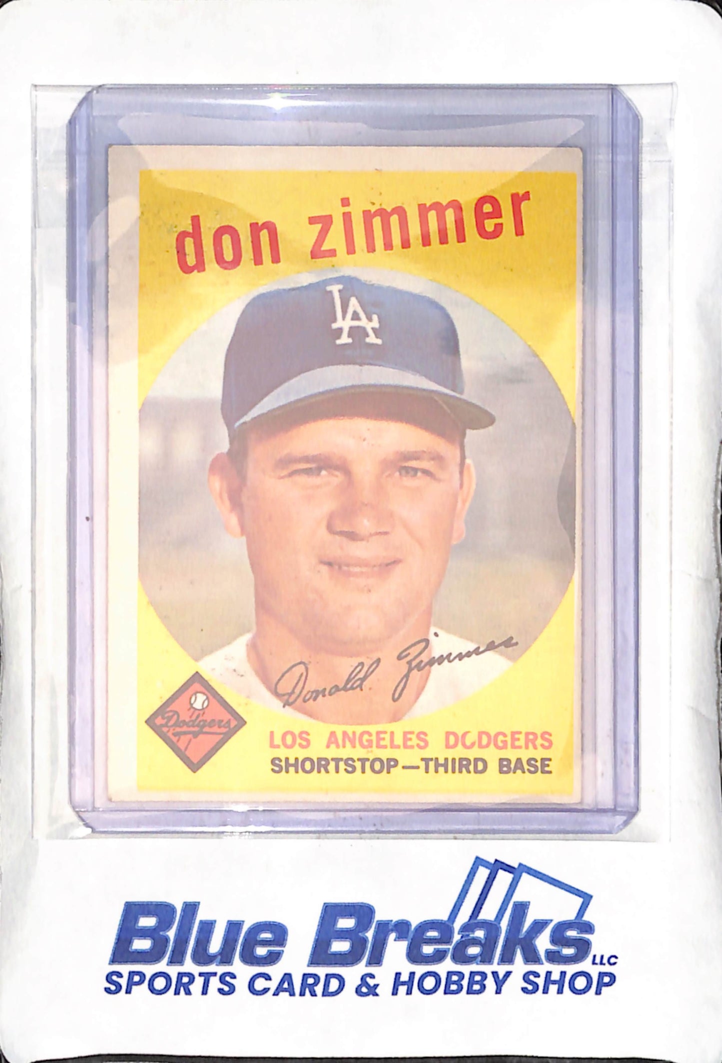 1959 Topps - Don Zimmer - #287 - baseball - Dodgers