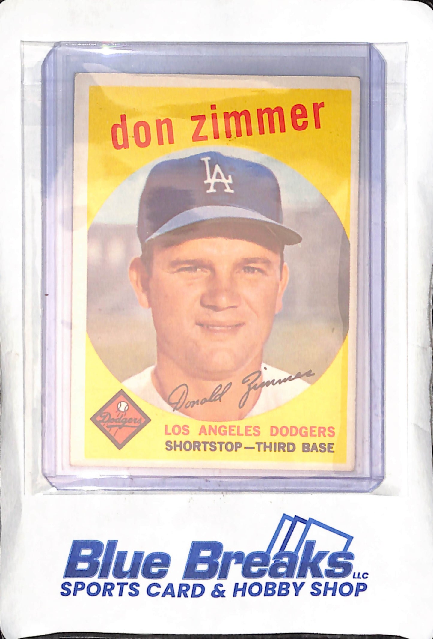 1959 Topps - Don Zimmer - #287 - baseball - Dodgers