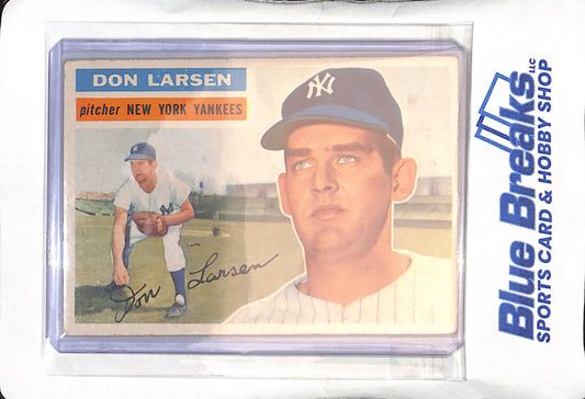 1956 Topps - Don Larsen - #332 - baseball - Yankees