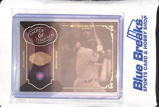 2005 Donruss - Timber & Threads - Andre Dawson - relic - #TT-3 - baseball - Cubs