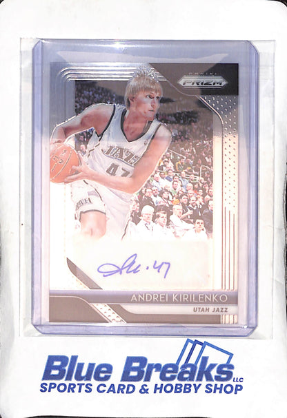 2018-19 Panini -Prizm - Andrei Kirilenko - auto - #S-AKL - basketball - Jazz