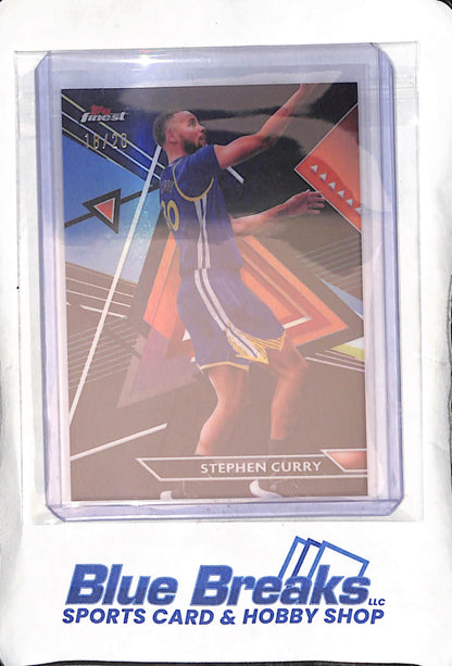 2023-24 Topps - Finest - black - Stephen Curry - uncommon - 18/20 - #122 - basketball - Warriors