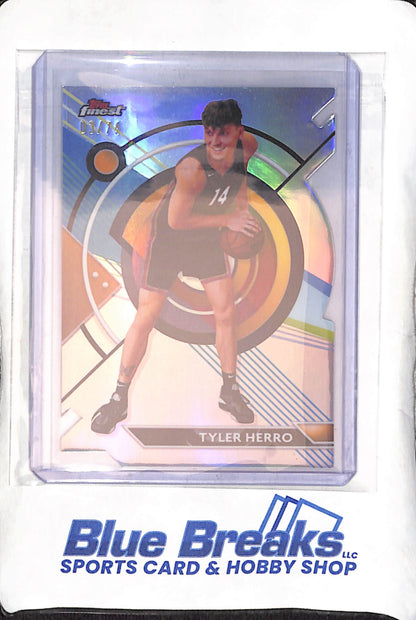 2023-24 Topps - Finest - die-cut - Tyler Herro - common - 03/74 - #25 - basketball - Heat