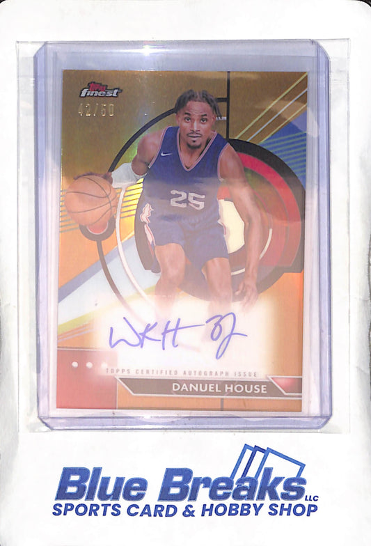 2023-24 Topps - Finest - gold - Danuel House - auto - 42/50 - #FA-DH - basketball - Pistons