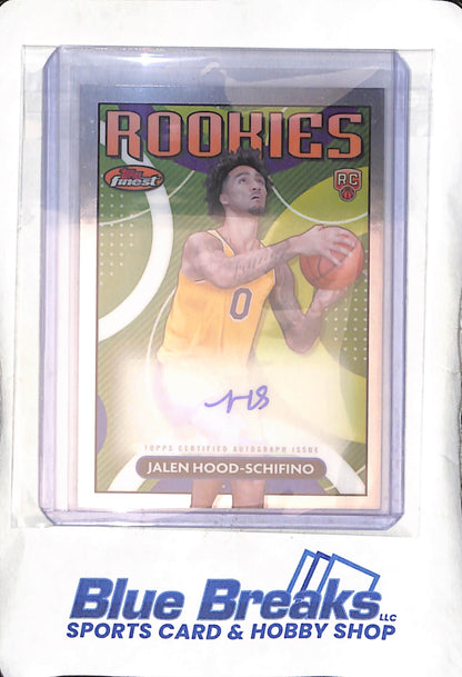 2023-24 Topps - Finest - Rookies - Jalen Hood-Schifino - RC - #RFA-JHS - basketball - Lakers