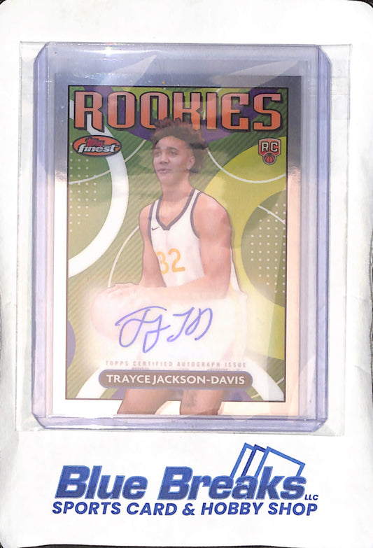 2023-24 Topps - Finest - Rookies - Trayce Jackson-Davis - auto - #RFA-TJD - basketball - Warriors