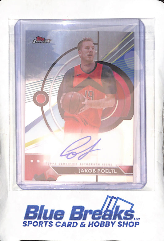2023-24 Topps - Finest - Jakob Poeltl - auto - #FA-JPO - basketball - Raptors