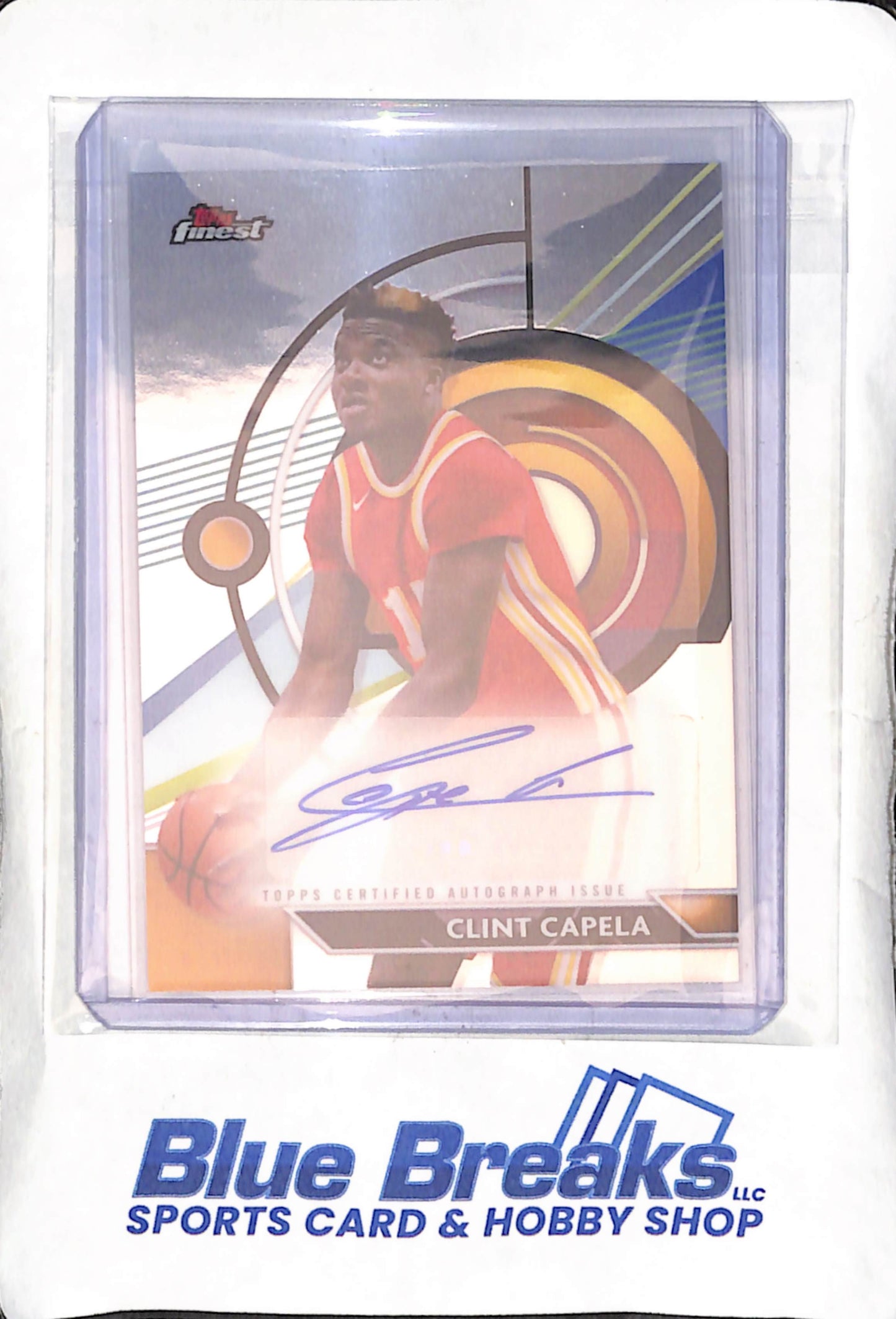 2023-24 Topps - Finest - Clint Capela - auto - #FA-CLC - basketball - Hawks