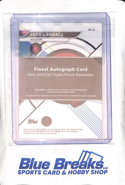 2023-24 Topps - Finest - Jock Landale - auto - #FA-JL - basketball - Rockets