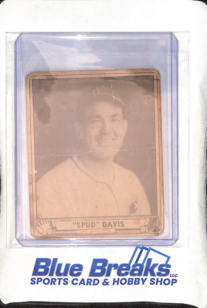 1940 Playball - "Spud" Davis - #163 - baseball - Pirates