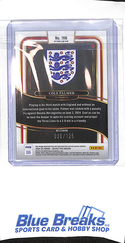 2024-25 Panini - Select FIFA - orange - Cole Palmer - 036/125 - #166 - soccer - England
