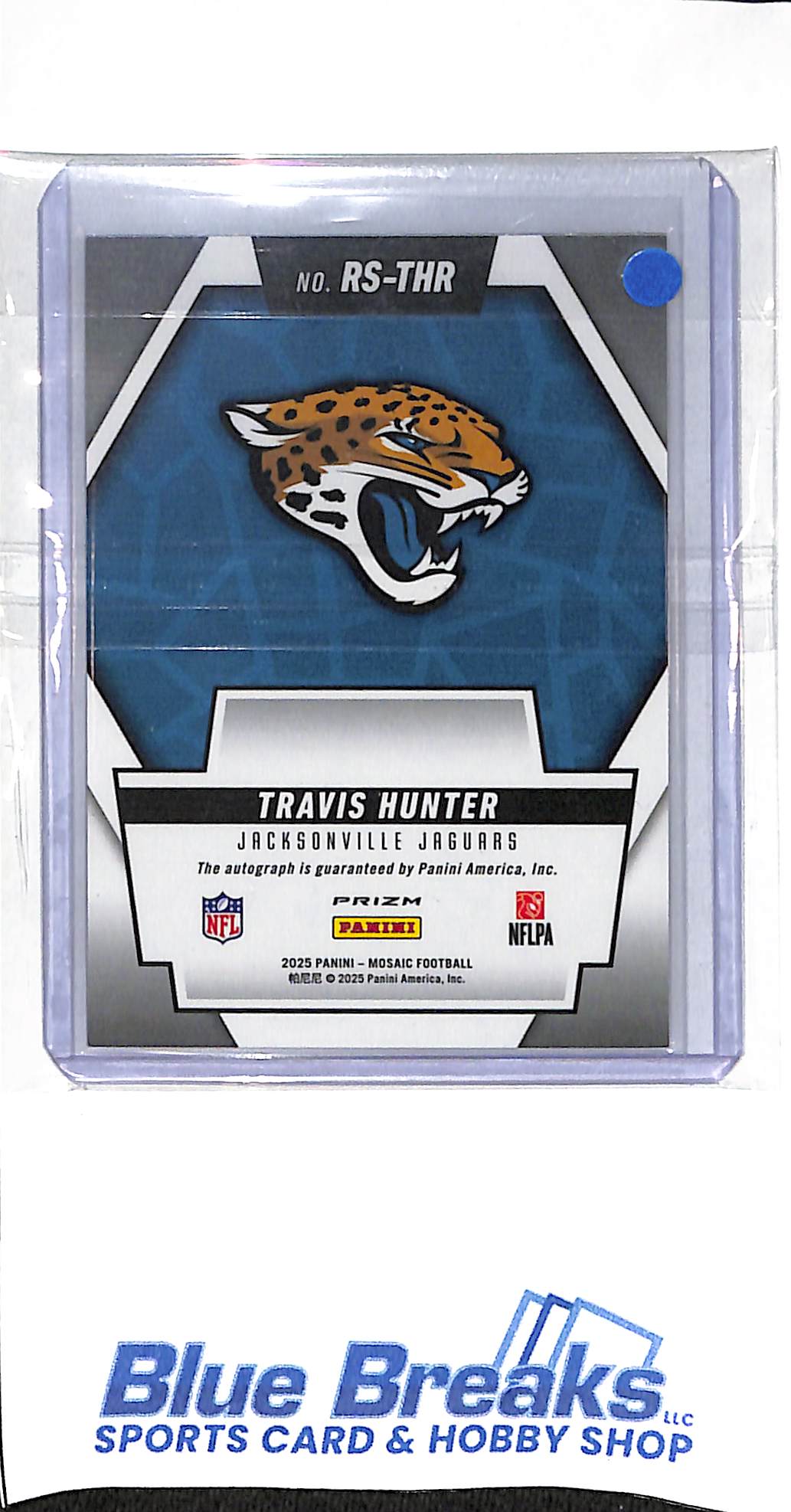 2025 Panini - Mosaic - Rookie Scripts - Travis Hunter - auto - RC - #RS-THR - football - Jaguars