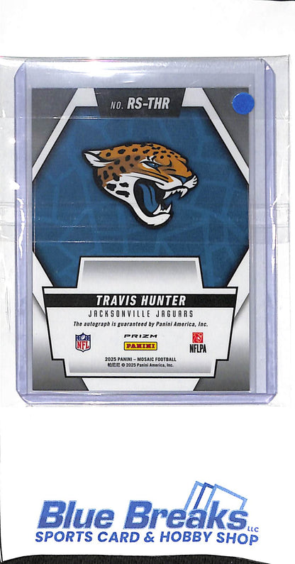 2025 Panini - Mosaic - Rookie Scripts - Travis Hunter - auto - RC - #RS-THR - football - Jaguars