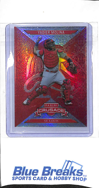 2025 Panini - Crusade - Yadier Molina - 06/25 - #85 - baseball - Cardinals