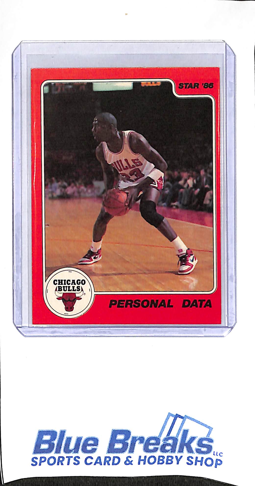 1986 Star - Personal Data - Michael Jordan - #9 - basketball - Bulls