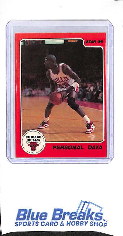 1986 Star - Personal Data - Michael Jordan - #9 - basketball - Bulls