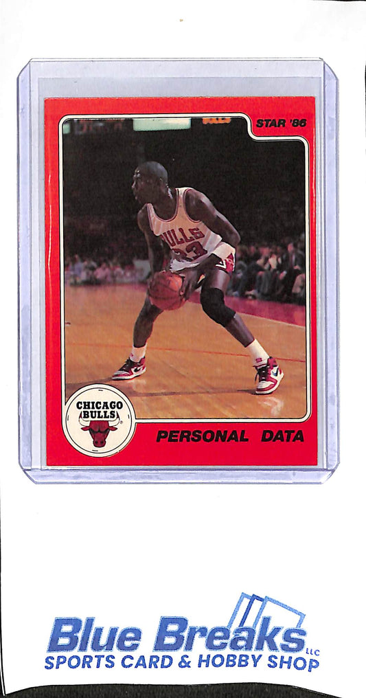 1986 Star - Personal Data - Michael Jordan - #9 - basketball - Bulls