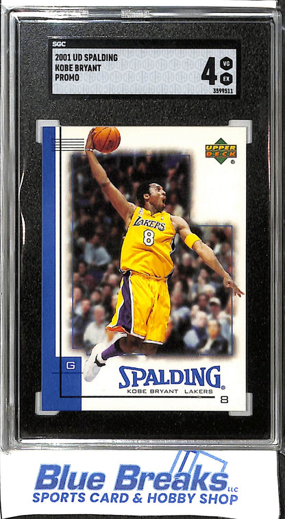 2001 Upper Deck - Promo - Kobe Bryant - SGC 4 - basketball - Lakers