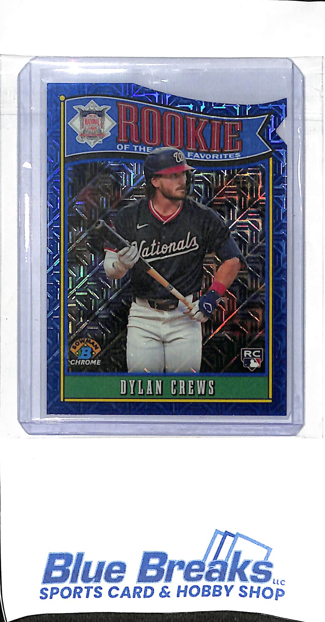 2025 Bowman Chrome - blue mojo - Rookie of the Year - Dylan Crews - 111/150 - #ROY-1 - baseball - Nationals