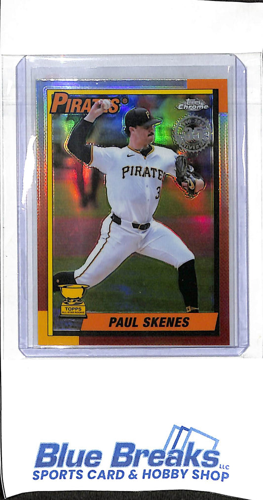 2025 Topps Chrome - refractor - 35th anniversary - Paul Skenes - #90CB-13 - baseball - Pirates