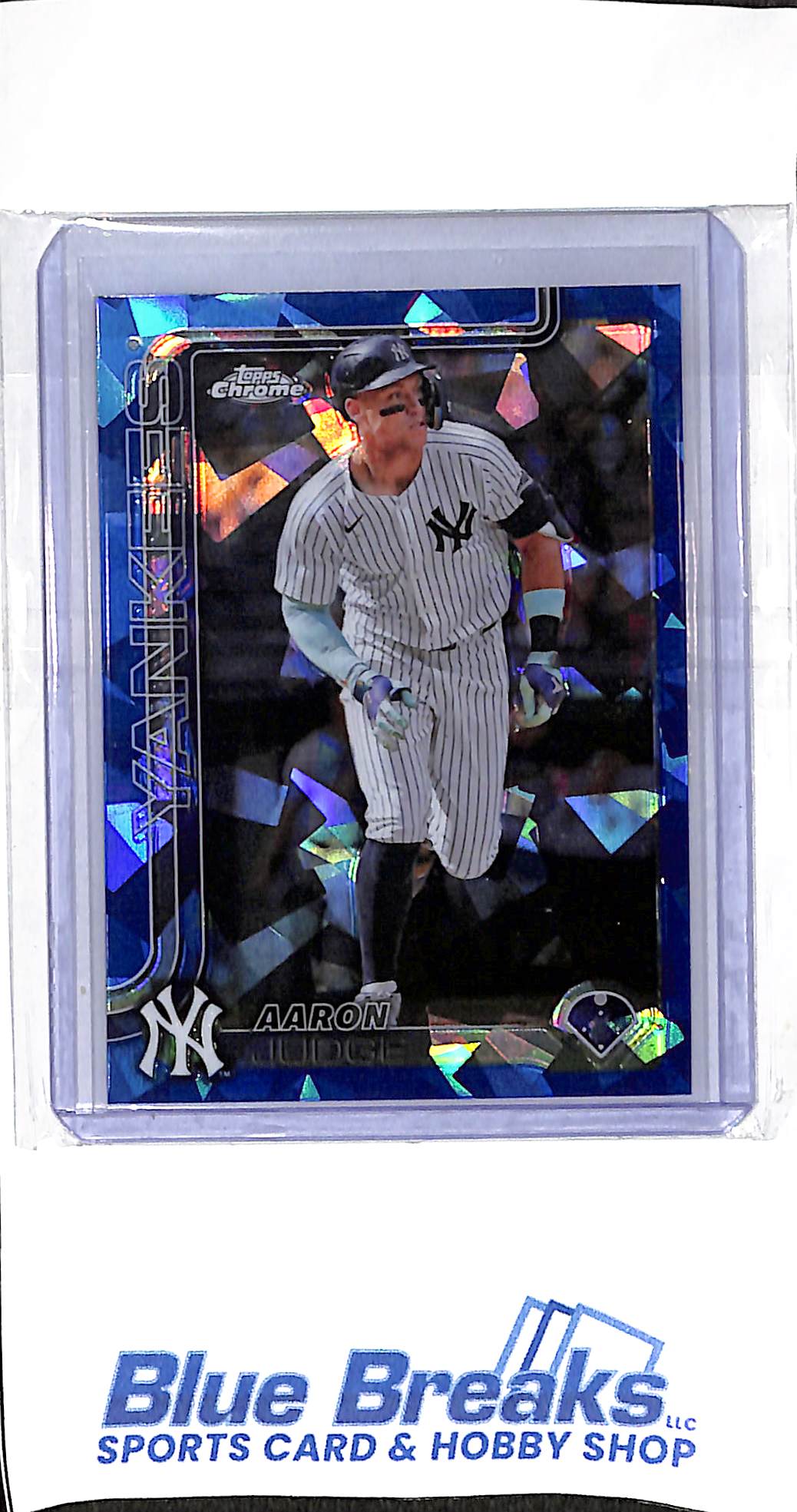 2025 Topps Chrome - Sapphire - Aaron Judge - #99 - baseball - Yankees
