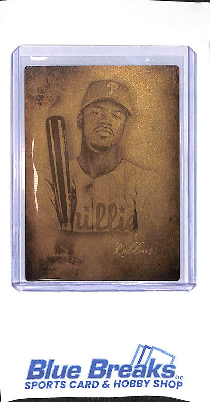 2025 Topps - Allen & Ginter - Tin Type - Jimmy Rollins - #159 - baseball - Phillies