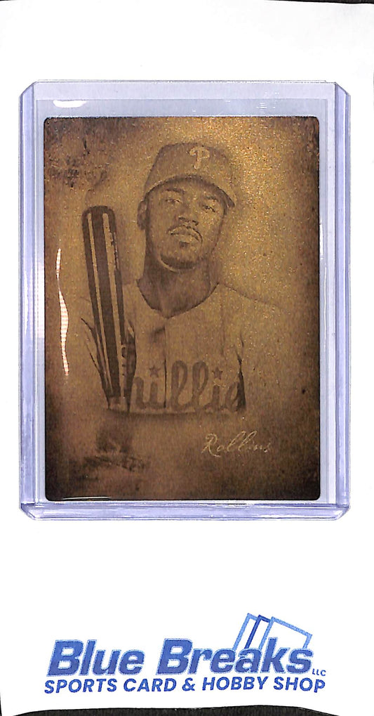 2025 Topps - Allen & Ginter - Tin Type - Jimmy Rollins - #159 - baseball - Phillies