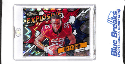 2024 Panini - Absolute - Explosive - Trey Benson - #EX-TBN - football - Cardinals