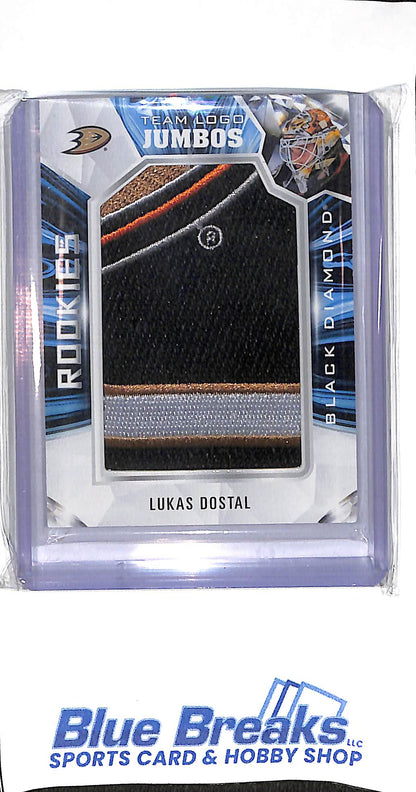 2022-23 Upper Deck - Black Diamond - Rookies Team Logo Jumbos - Lukas Dostal - #RTL-LD - hockey - Ducks