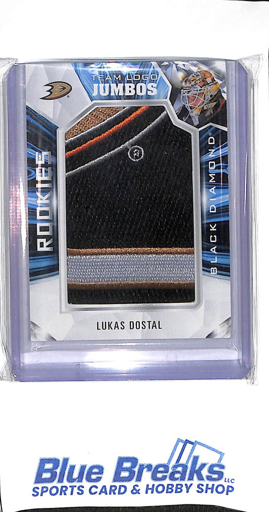 2022-23 Upper Deck - Black Diamond - Rookies Team Logo Jumbos - Lukas Dostal - #RTL-LD - hockey - Ducks