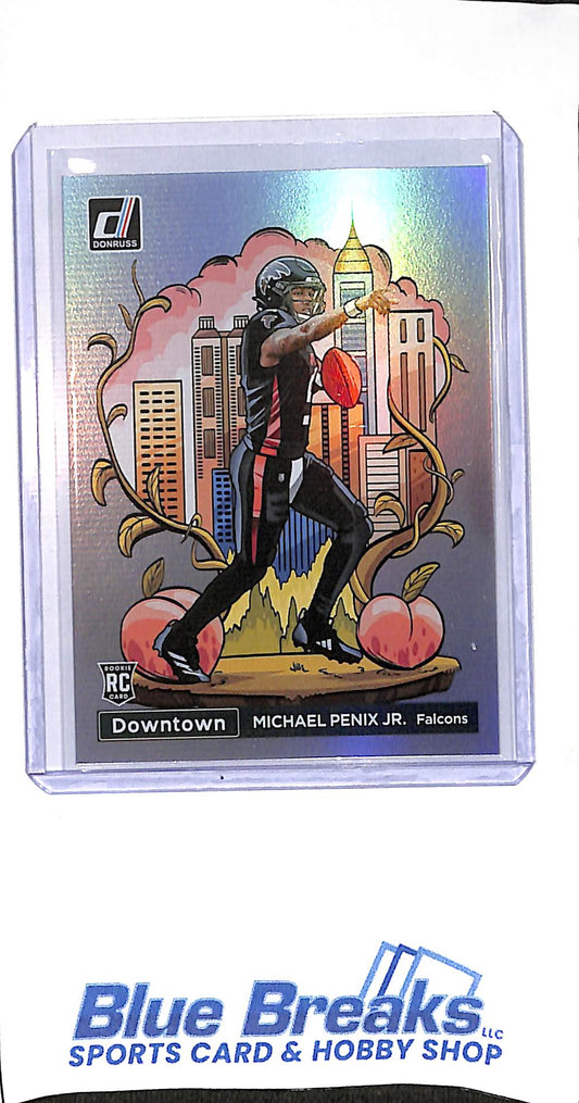 2024 Panini - Donruss - Downtown - Michael Penix Jr - #14 - football - Falcons
